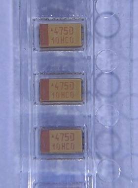 TAJA475K020RNJ贴片黄色钽电容A型20V4.7UF丝印475D封装3216-18