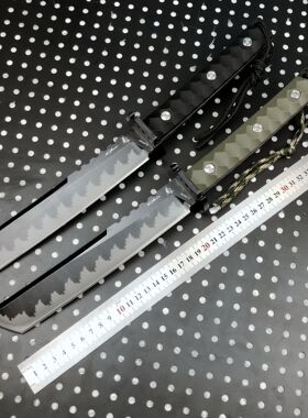 户外求生刀多功能露营防身战术刀锋利手工刀一体直刀便携野外随身