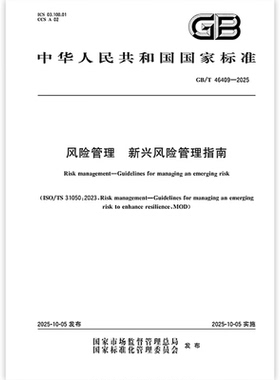 GB/T 46409-2025 风险管理 新兴风险管理指南