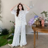新品蕾丝刺绣套装3件套2C196-1866-P175控258，女装套装/套裙，2C196