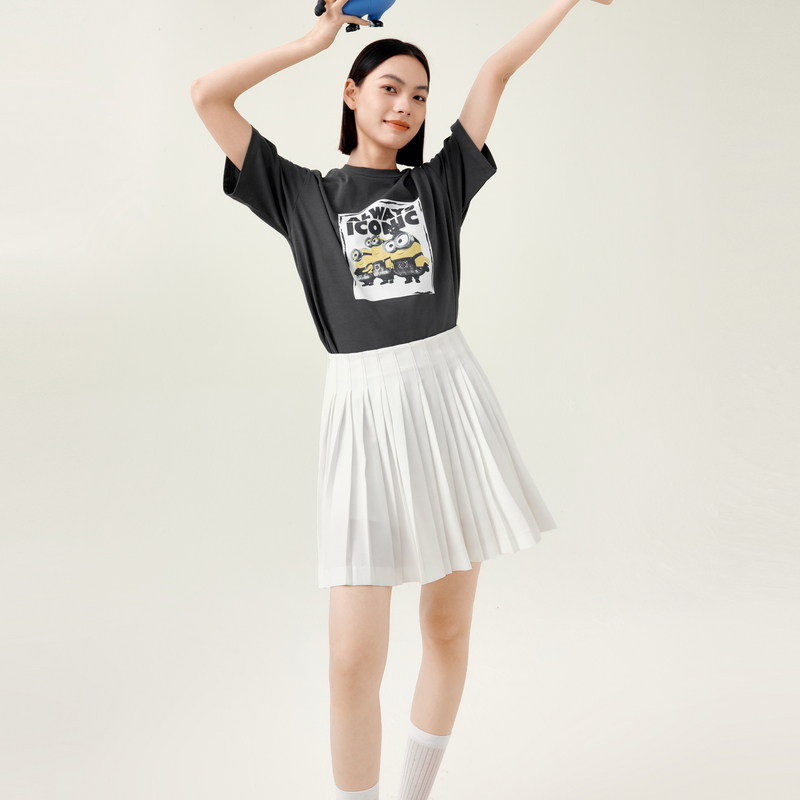 【商场同款】伊芙丽基础百搭休闲半身裙2024年秋季新款1F4340472