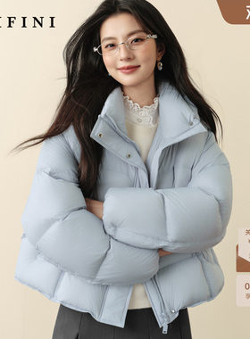 【商场同款】诗凡黎90鸭绒短款羽绒服25冬新款保暖外套3GA380122