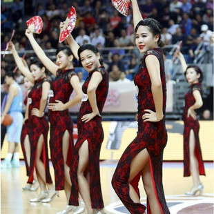 新款复古夜上海旗袍连衣裙春夏修身日常改良大码中长款演出服