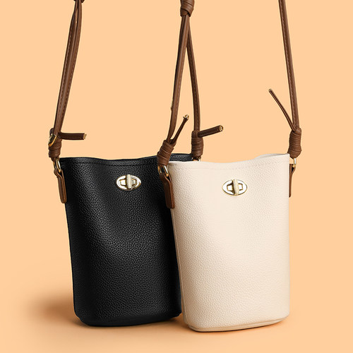 网红女包2025秋冬新款高颜值迷你百搭水桶包时尚通勤斜挎包单肩包