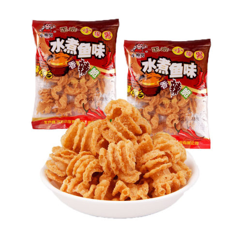 薯片120g小俊男水煮鱼香辣烧烤