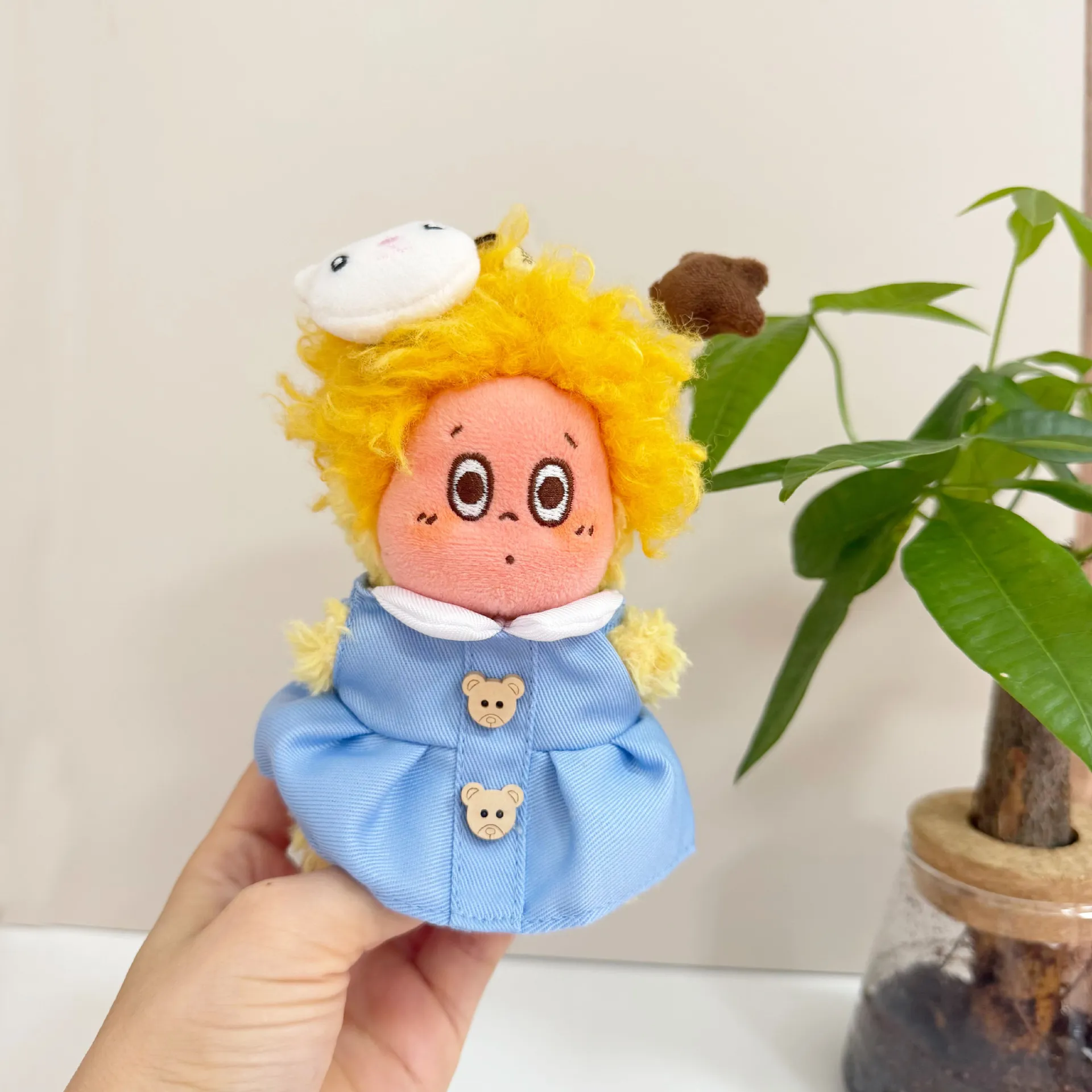 星星人玩偶衣服兔头裙套装15CM玩偶123理发Twinkletwinkle着替新