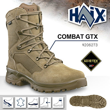 德国汉克斯HAIX COMBAT GTX COYOTE 高筒户外战术靴防