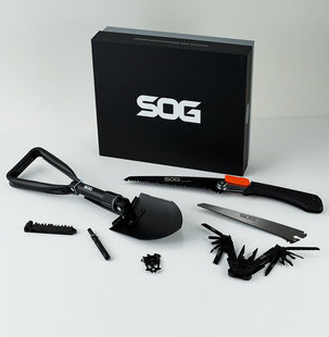 索格SOG户外工具多功能工具钳工兵铲折叠锯哨子野营便携露营工具