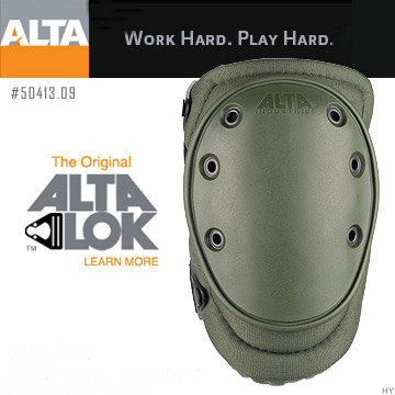 美国ALTA FLEX 战术护膝 AltaLOK 绿色护膝 户外运动护具