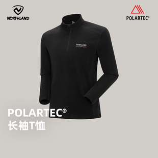 诺诗兰抓绒衣男秋冬POLARTEC保暖轻便半拉链立领绒外套NTSFH5274S