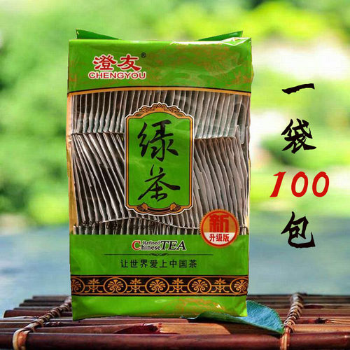 袋泡茶绿茶100小包酒店茶叶包