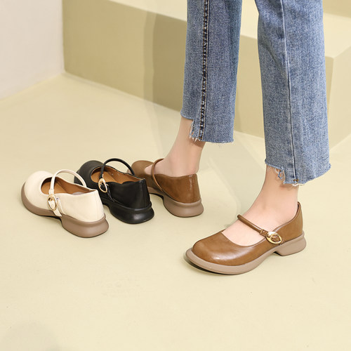 英伦百搭单鞋玛丽珍乐福鞋
