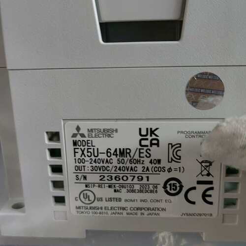 正品三菱FX5U-64MR/ES FX5-32ER/ES新--议价商品