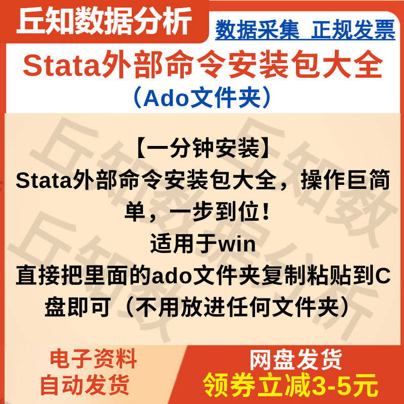 Stata外部命令安装图文教程Adobaseplus xthreg2 pwcorr_a logout 商务/设计服务 设计素材/源文件 原图主图