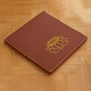 打坐垫禅修垫椰棕折叠冥想静坐垫家用跪拜佛蒲团加厚盘坐垫上垫子