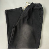 复古宽松直筒潮款 牛仔裤 男冬季 美式 保暖一体绒长裤 9006