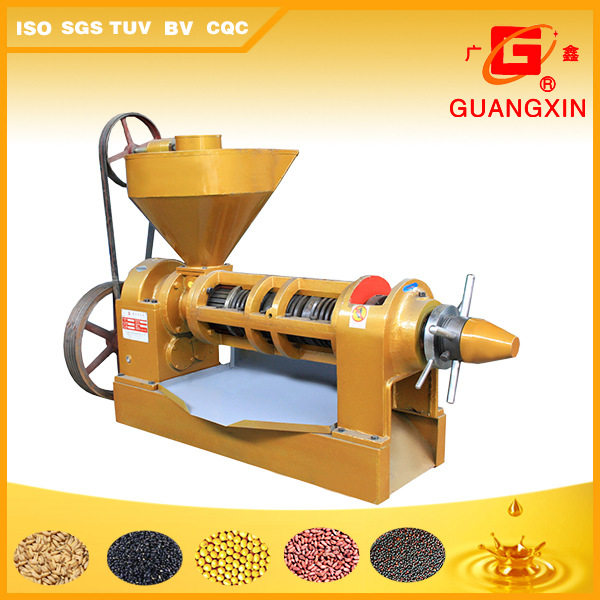 绵阳广鑫yzyx140cj加长型低残油螺旋榨油机大型商用日处理量10吨