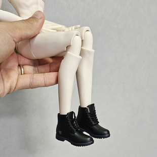 6分BJD特六阿巳素体马丁靴登山大黄靴日月岛ob28雏菊娃衣配件娃鞋