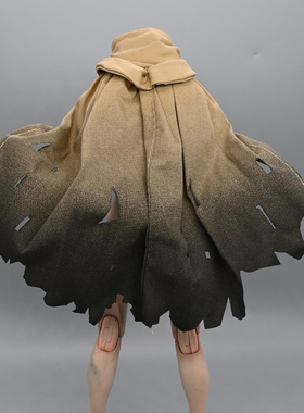 1/6分娃衣披风配件ob24小布兵人bjd娃娃素体流浪废土风战损斗篷22