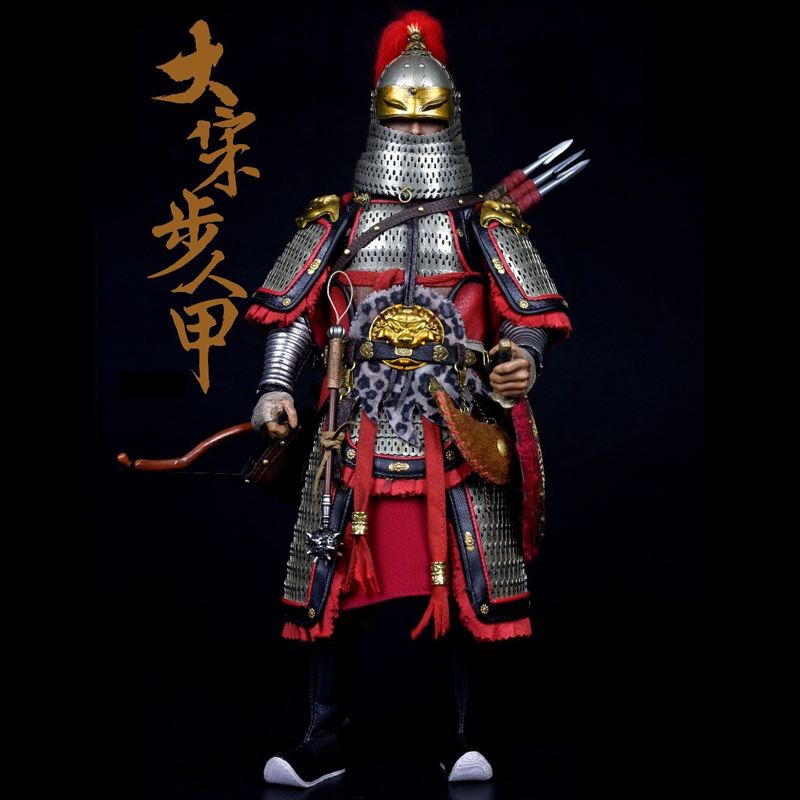 1/6古代将军兵人峰toys步人甲 甲胄铠甲大宋朝背嵬军可动模型手办