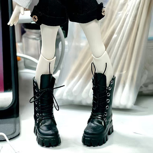 一万次出逃计划bjd娃衣ob11特体12分素体马丁靴阿巳3.0妖精体娃鞋