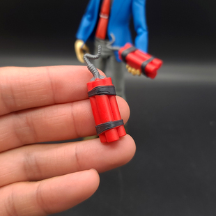 1/12兵人武器配件海洋堂shf手雷炸药包6寸figma人偶手办模型鞭炮
