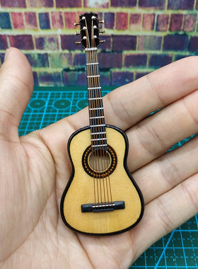 1/12兵人场景配件figma吉他乐器6寸7人偶shf手办bjd模型道具ob11