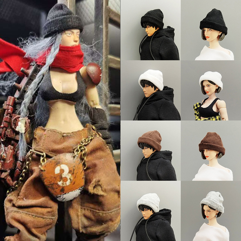 1/12机娘素体兵人衣服配件冷帽