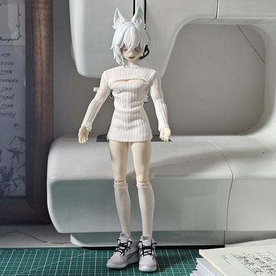 西西里往事娃衣BJD素体开胸毛衣