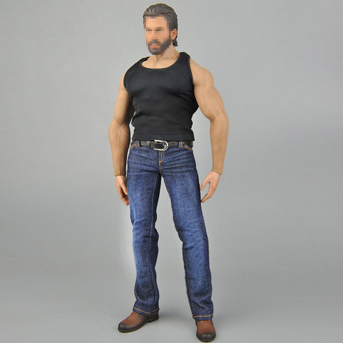 1/6兵人衣服配件肌肉包胶素体