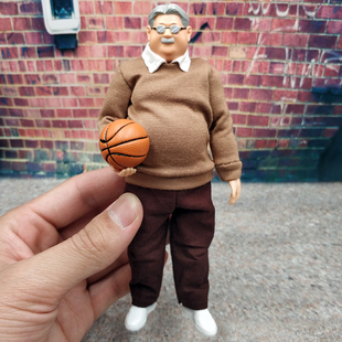 1/12灌篮高手shf安西教练figma关节可动6寸人偶手办模型大圣兵人