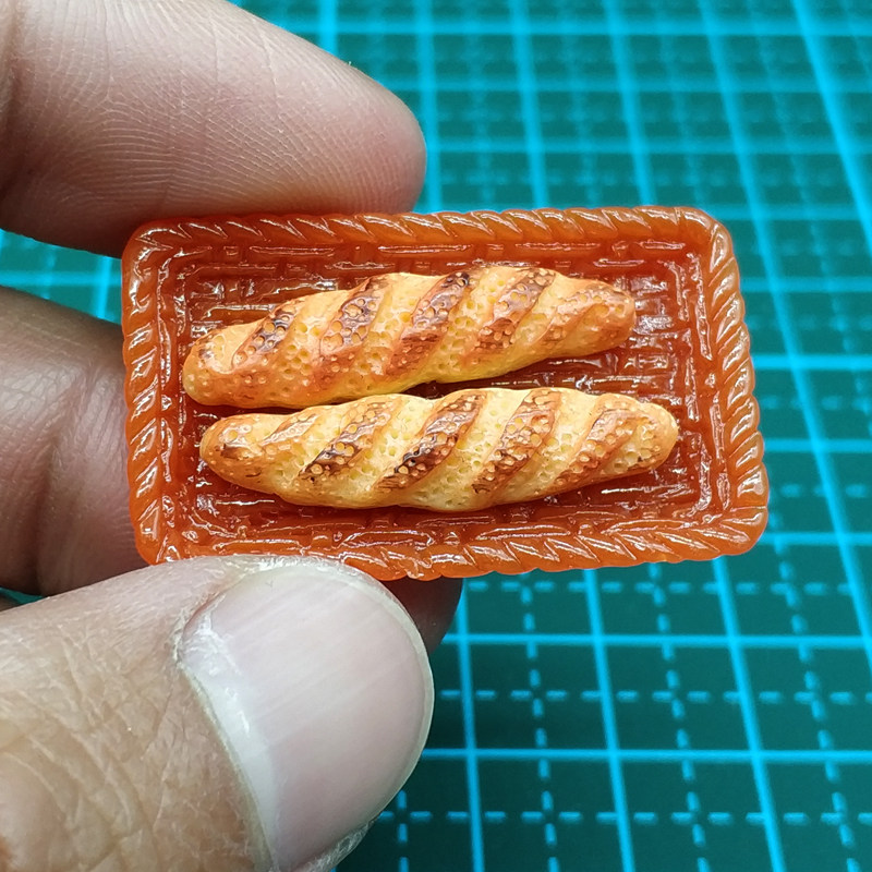 1/12分兵人场景配件bjd娃屋面包ob11手办模型微缩迷你食玩道具shf