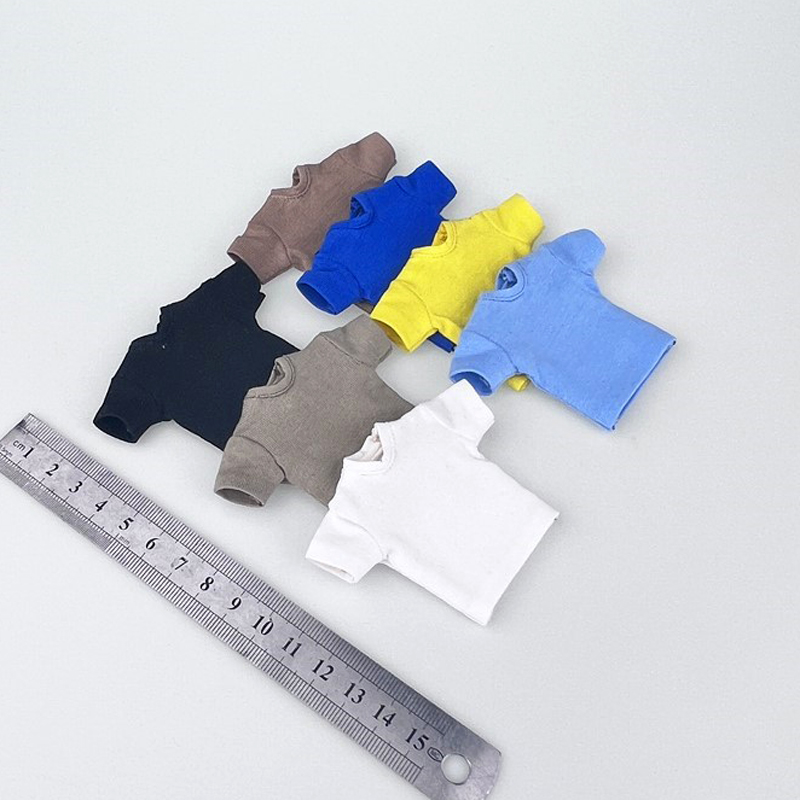 1/12比例兵人服饰6寸可动人偶T恤