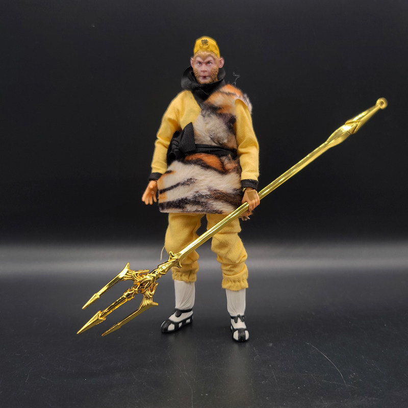 1/12兵人武器配件shf海王三叉戟6寸可动人偶diy手办模型mezco鱼叉