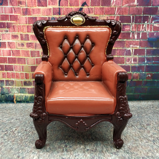 1/6分兵人场景配件欧式皇室家具沙发椅子12寸素体bjd手办模型座椅