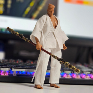 1/12兵人武器配件黑神话金箍棒悟空武侠兵器romankey男素体少林棍