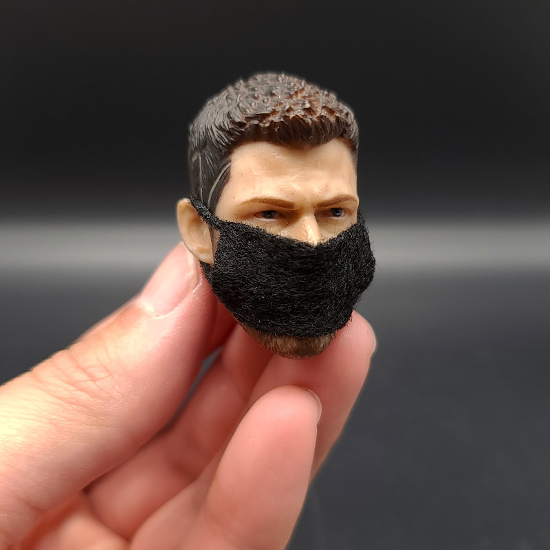 1/6兵人配件头雕口罩搭配tbl包胶女素体人偶手办模型diy护士面罩