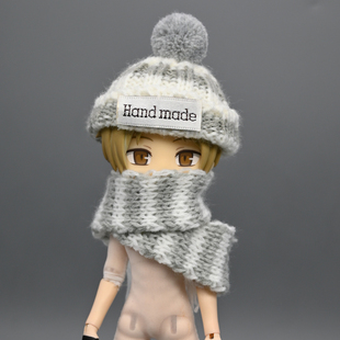 12分ob11毛线帽子P9冬装娃衣配件阿巳3妖精体molly素体gsc围巾bjd
