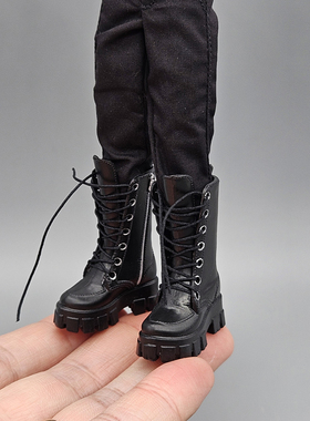 12分阿巳3.0娃衣鞋子bjd娃娃素体2.0衣服配件马丁靴8分北冥体娃鞋