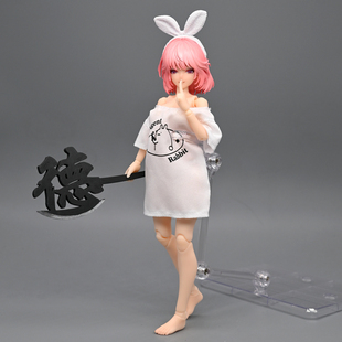 1/12兵人武器配件以德服人斧头6寸shf机娘女素体手办斧子战斧改件