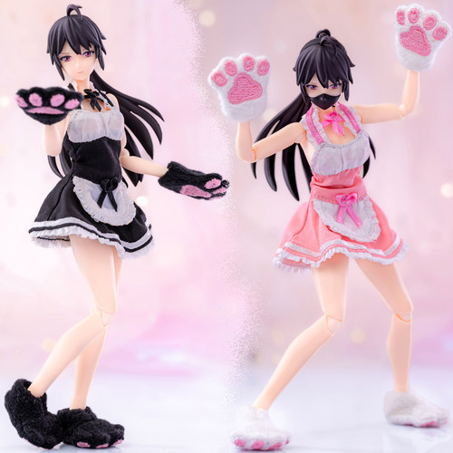 1/12兵人衣服配件figma女仆装