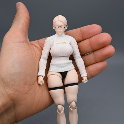 非玩玩具1/12女素体开胸长袖毛衣