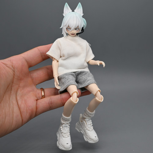 大12分西西里往事bjd素体T恤短裤