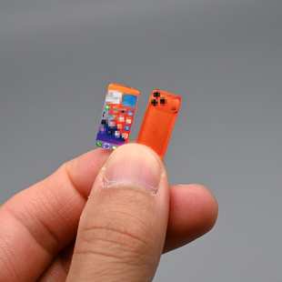 1/12兵人场景配件迈尔斯蜘蛛侠手机模型6寸机娘女素体手办改件shf