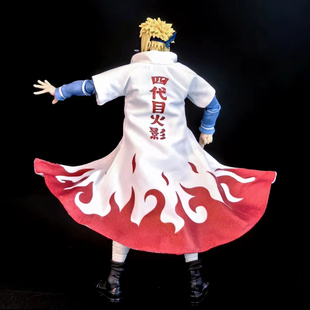 SHF波风水门四代目火影披风外套风衣布衣忍者衣服diy配件不含手办