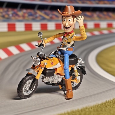 1/12分兵人机娘素体摩托车模型