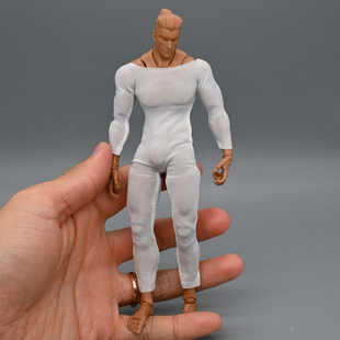 1/12兵人衣服配件romankey防染色服6寸男素体紧身打底连体衣vtoys