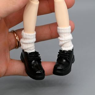 8分北冥体娃衣配件米甜小雷体娃鞋bjd娃娃素体鞋子空心鞋西装皮鞋