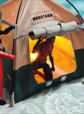 12分兵人ob11娃娃bjd露营帐篷gsc机娘素体figma场景配件拍照道具