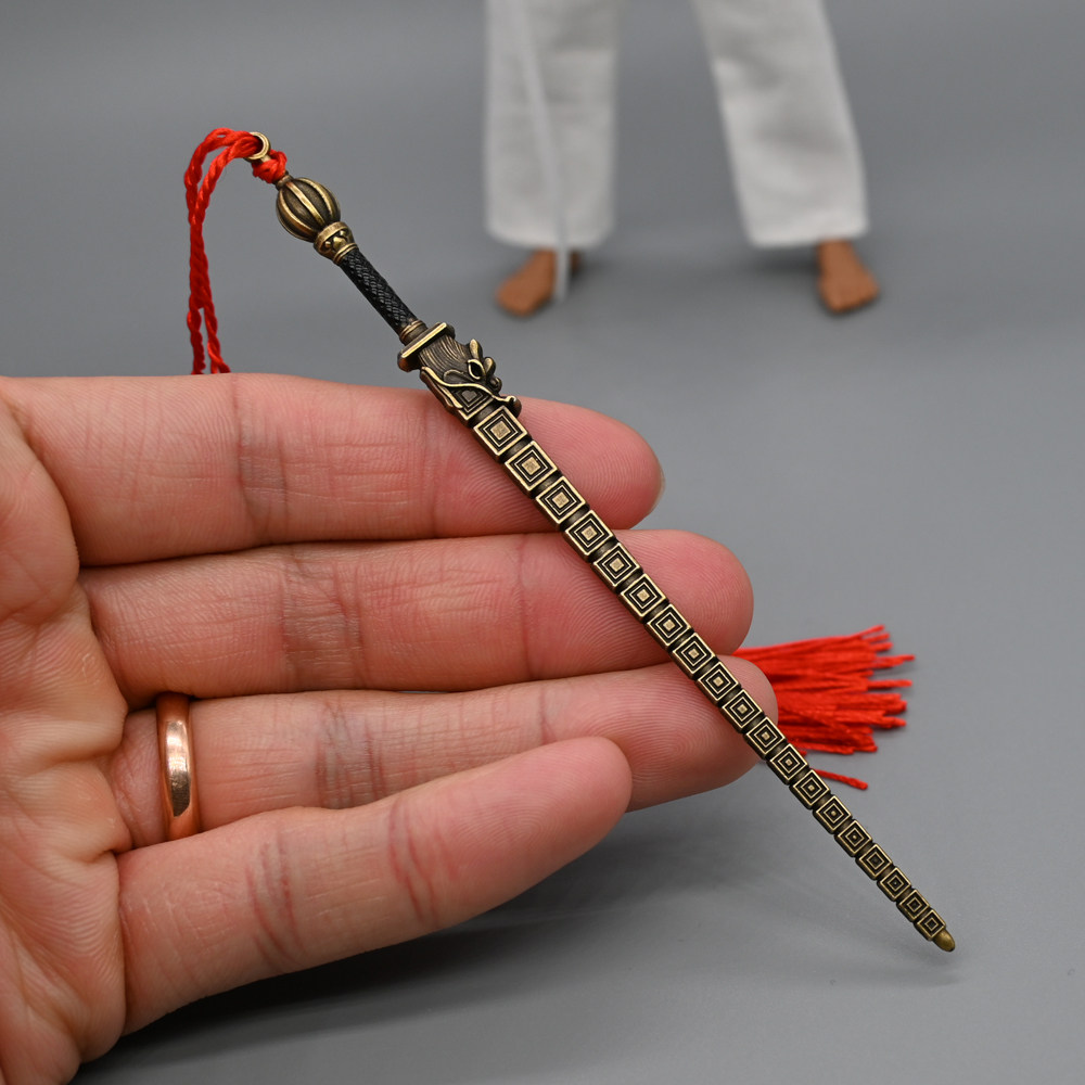 1/12古代兵人武器配件秦琼双锏图片
